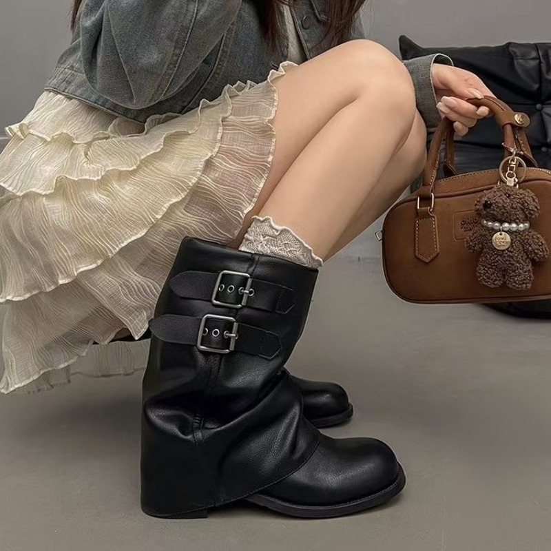 Women Black Slouchy Mid Calf B - огляд і ціна Boot Sock Slouchy