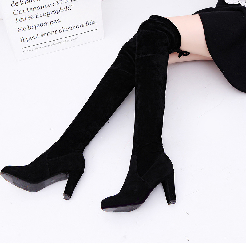 Women's Boots Stretch Fabric O - огляд і ціна Knee High Sock Women