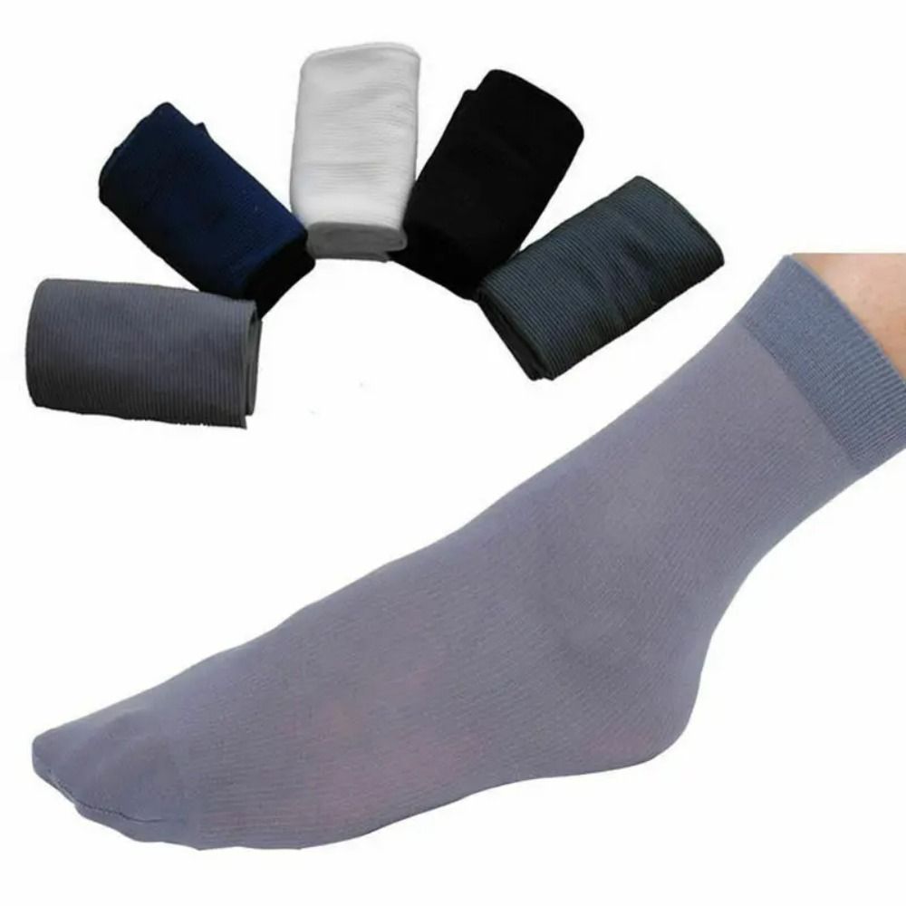10Pairs Casual Breathable Men  - огляд і ціна Silk Sock Bamboo