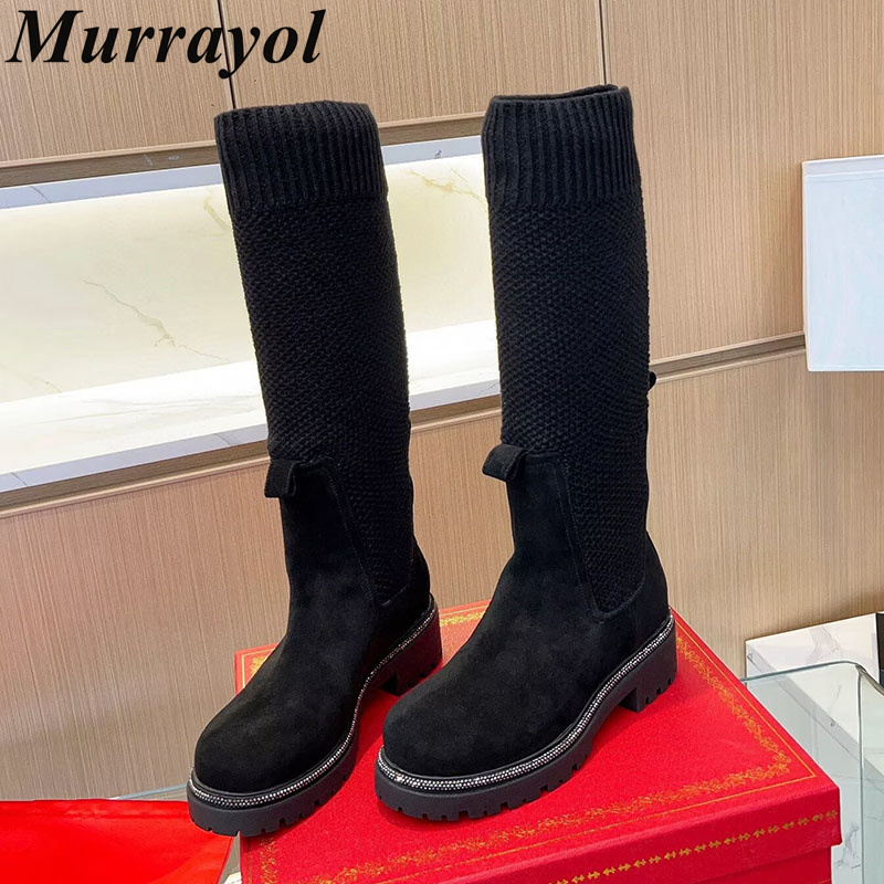 Knee High Boots Autumn Winter  - огляд і ціна Knee High Sock Women