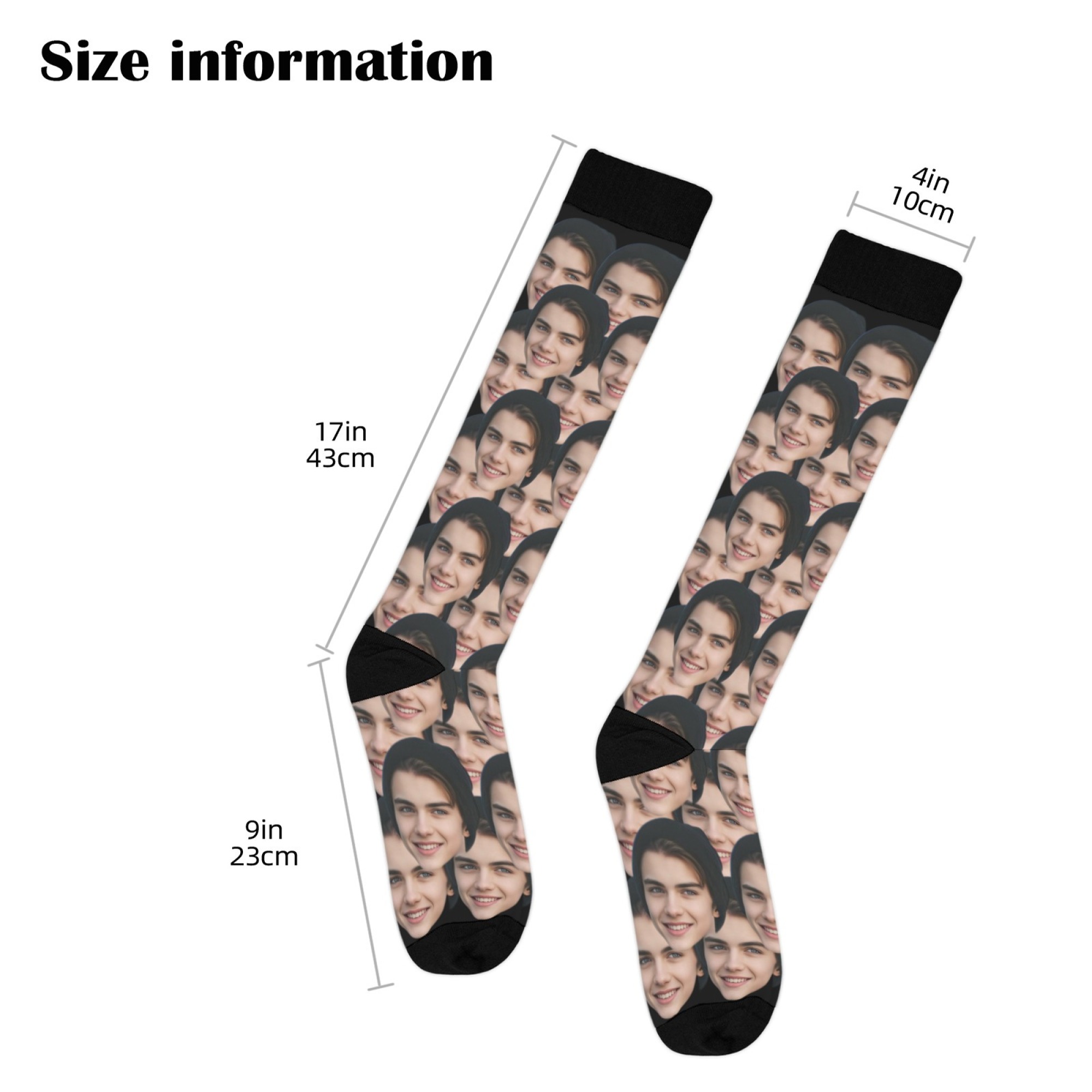 Custom avatar socks for men an - огляд і ціна No Show Sock Women