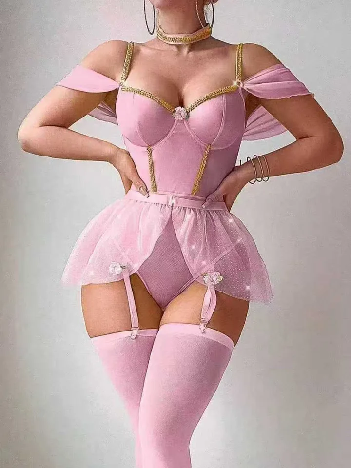 Sexy Glossy One-Piece Bodysuit - огляд і ціна Fishnet Stocking Women
